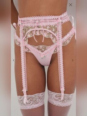 For Live And Lemons Pinkaboo Garter Belt